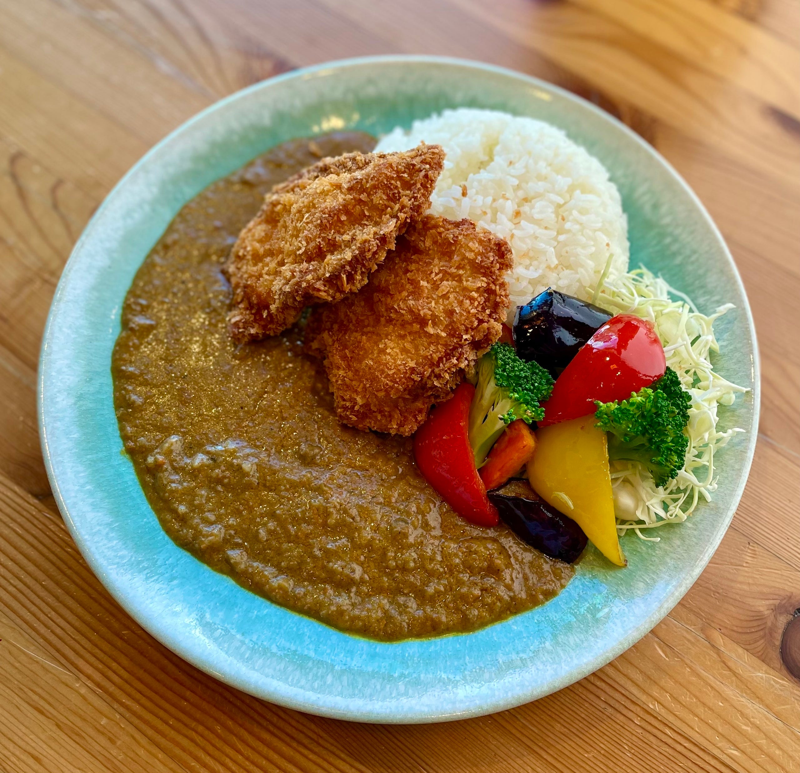 Beef Curry with Chicken Katsu