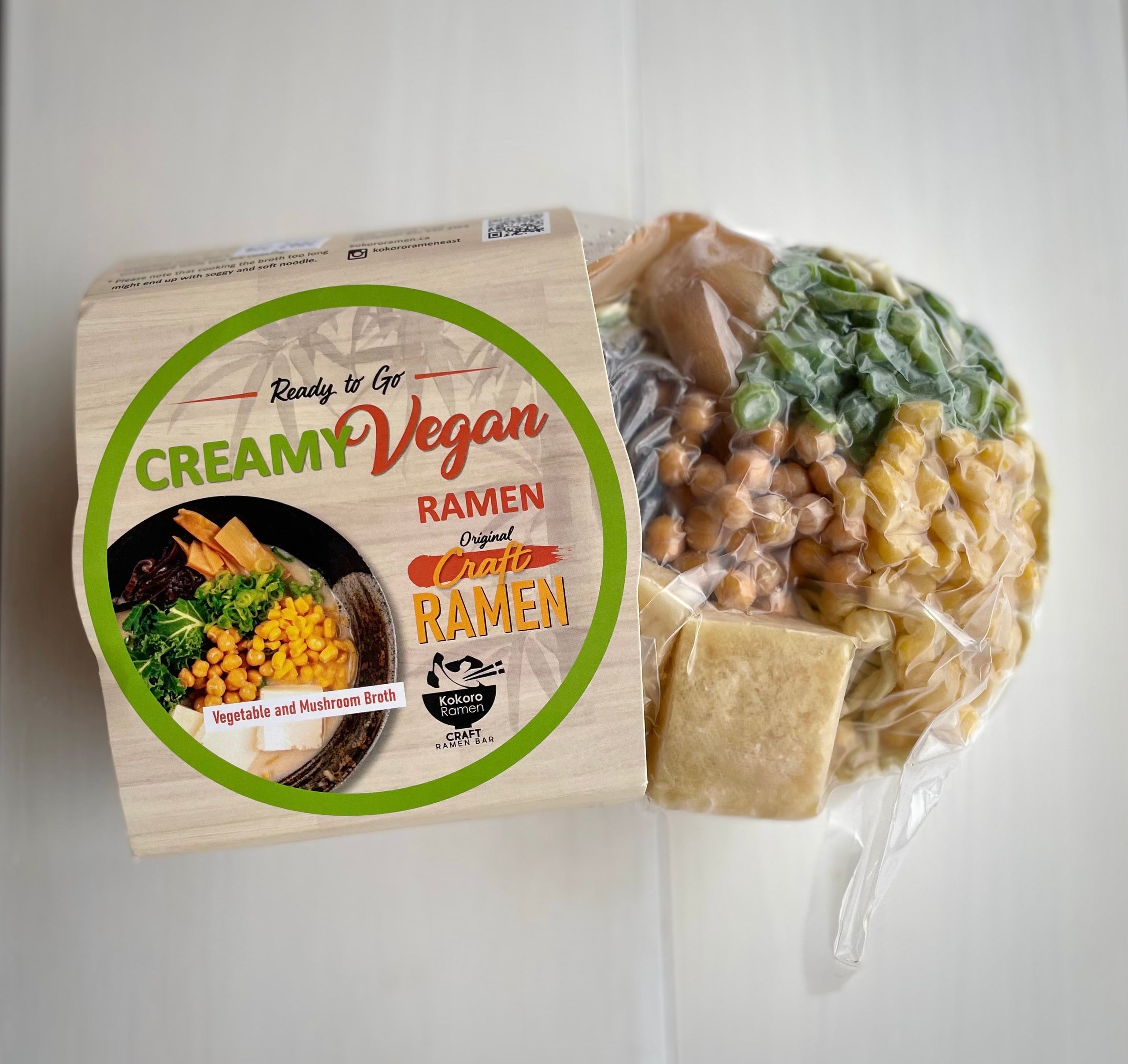 Frozen Creamy Vegan  Ramen (Easy Kit)