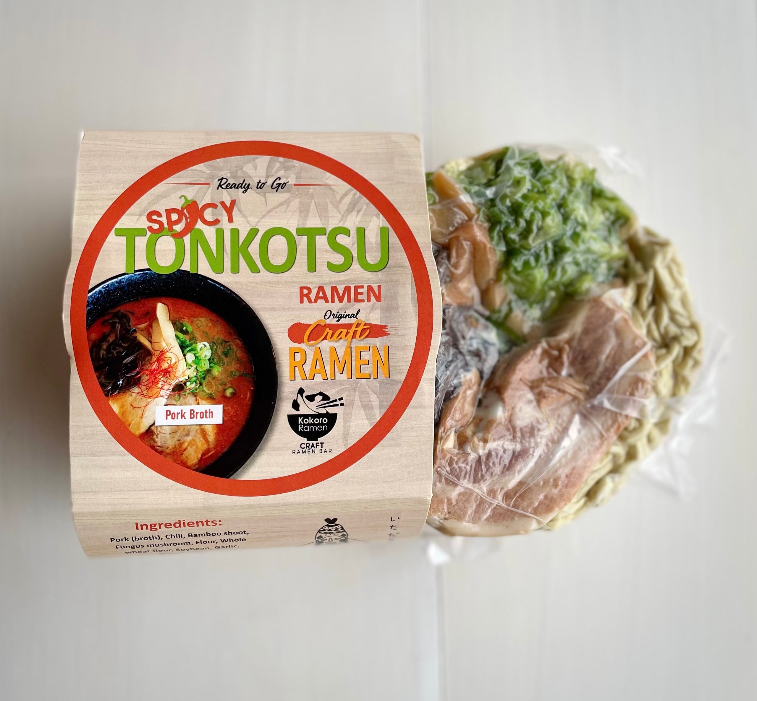 Frozen SPICY Tonkotsu Ramen ( Easy Kit)
