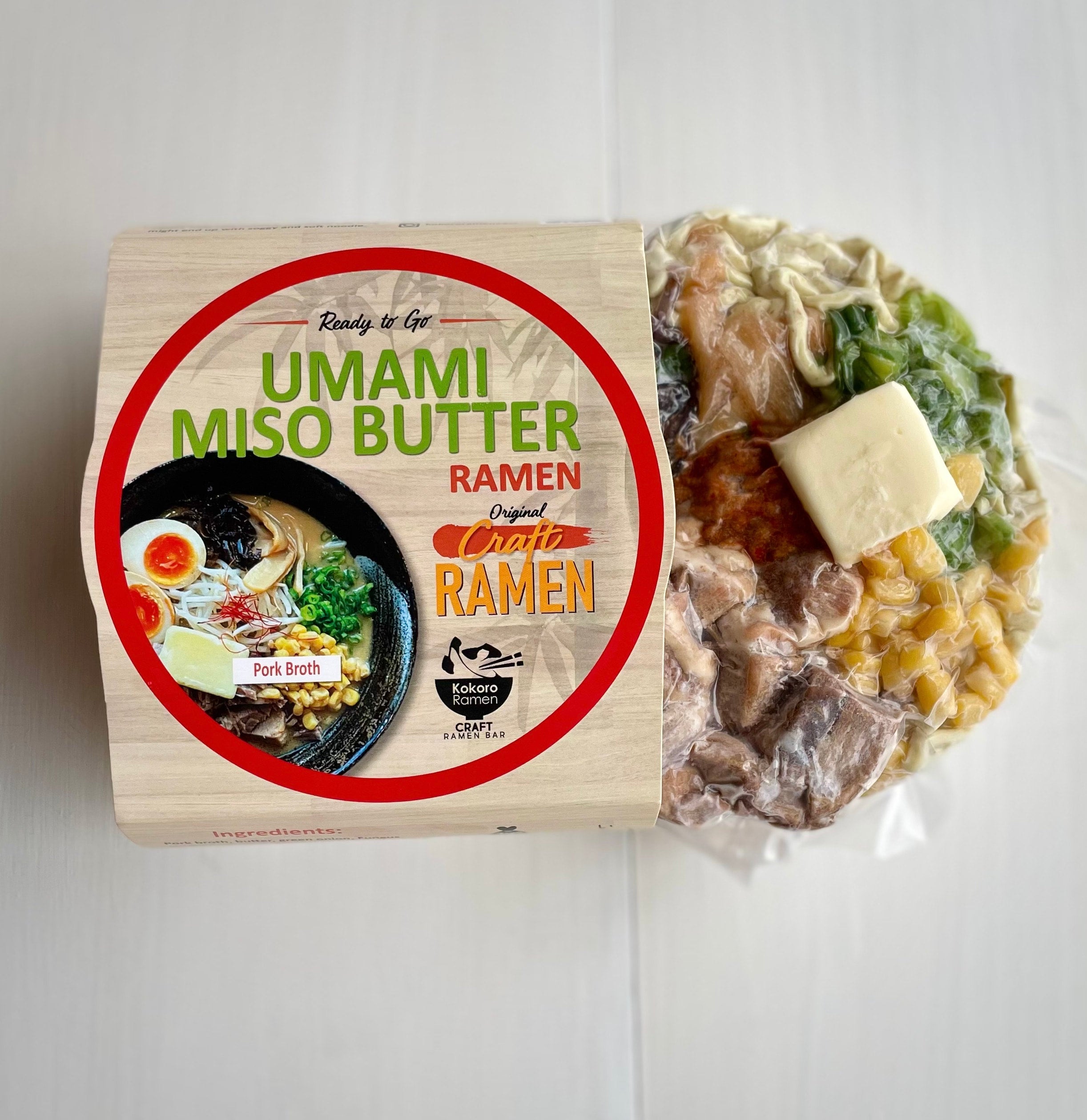 Frozen Umami Miso butter ramen ( Easy kit)